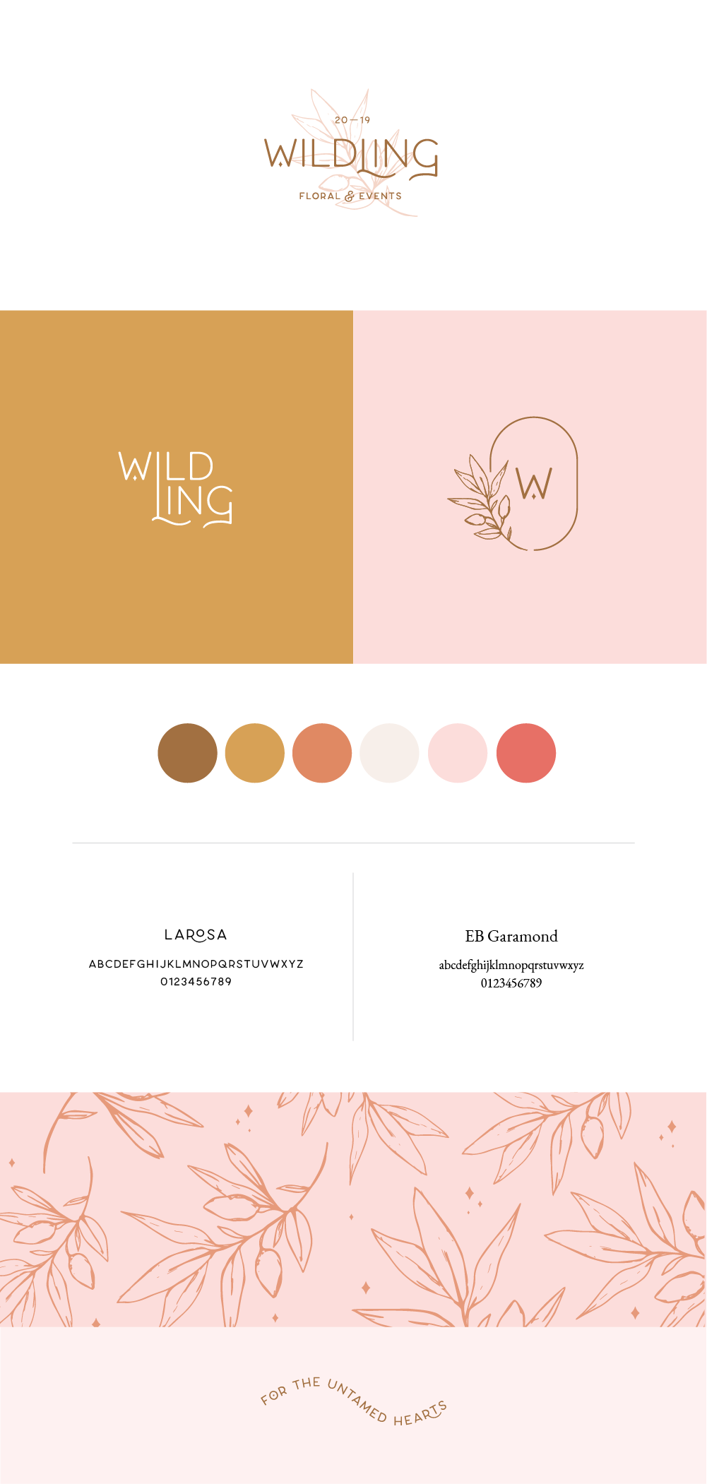 Brand Identity for Wildling 'Floral & Events'